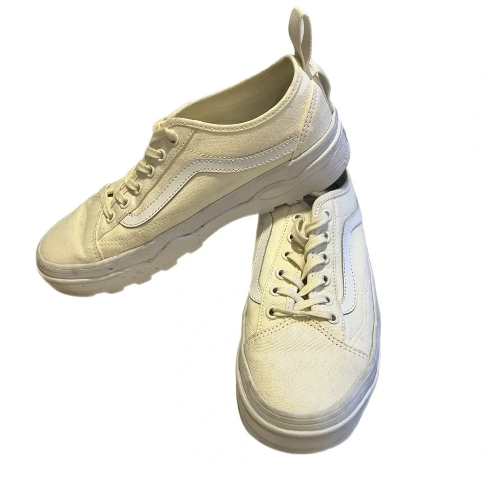 Vans Sentry Old Skool - Women's Size 8.5, (White/Cream) - Picture 1 of 6